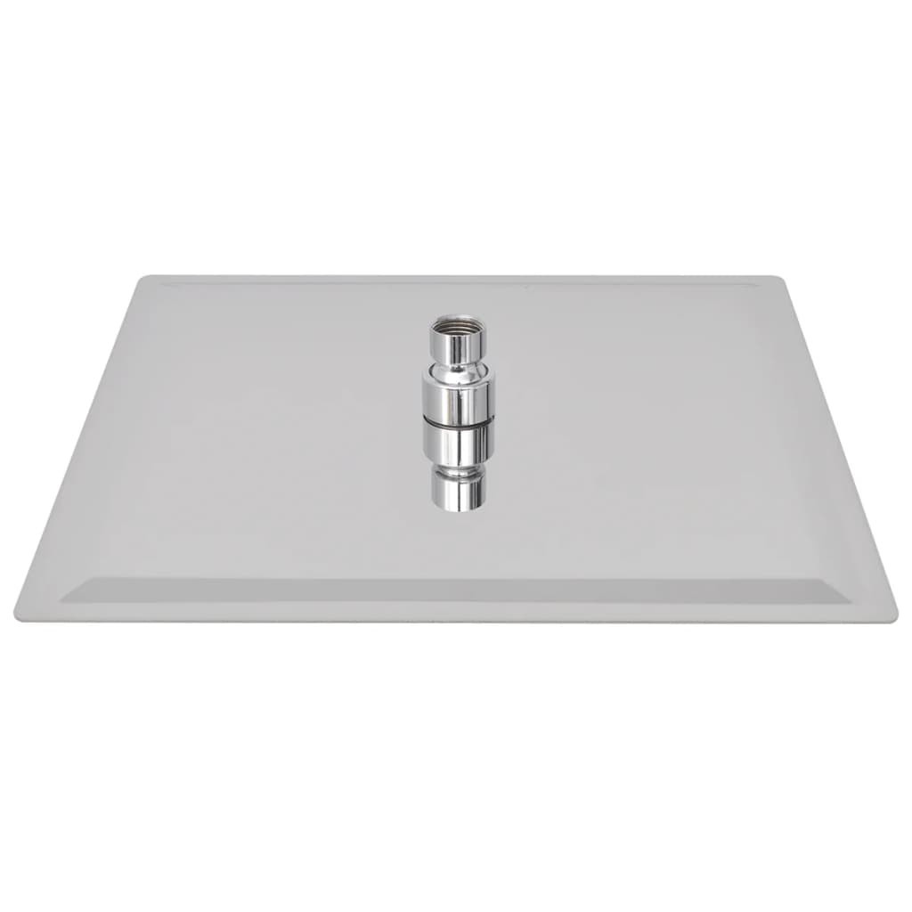 Regndusjhode rustfritt stål 30x30 cm firkantet