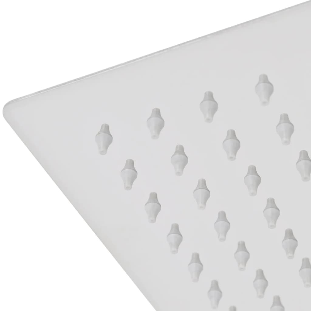 Regndusjhode rustfritt stål 30x40 cm rektangulær