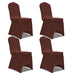 Stretch Stoltrekk 4 stk Brun