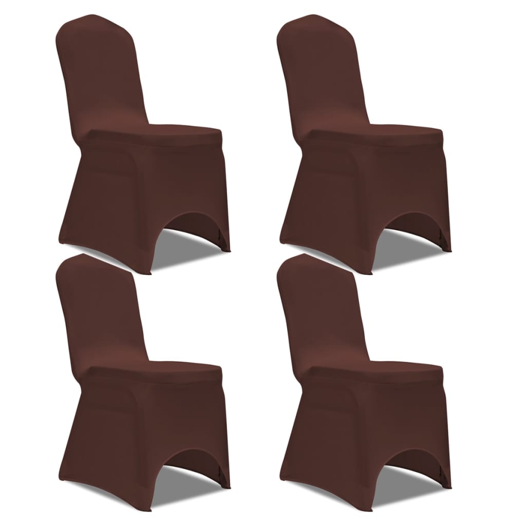 Stretch Stoltrekk 4 stk Brun