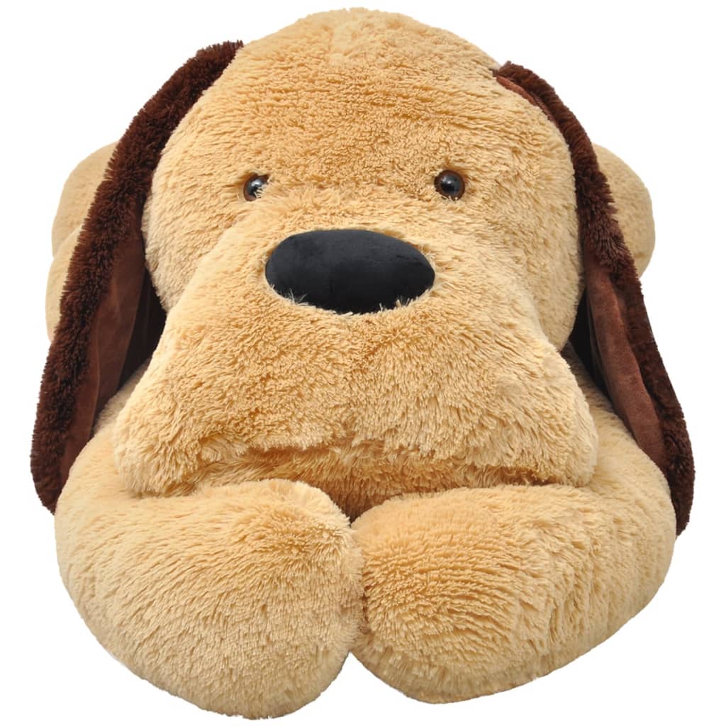 Lekehund i plysj brun 160 cm