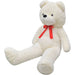 Plysjbamse hvit 242 cm
