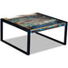 Salongbord gjenvunnet tre 80x80x40 cm