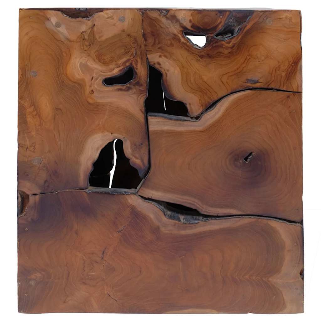 Krakk brun 40x40x45 cm heltre teak