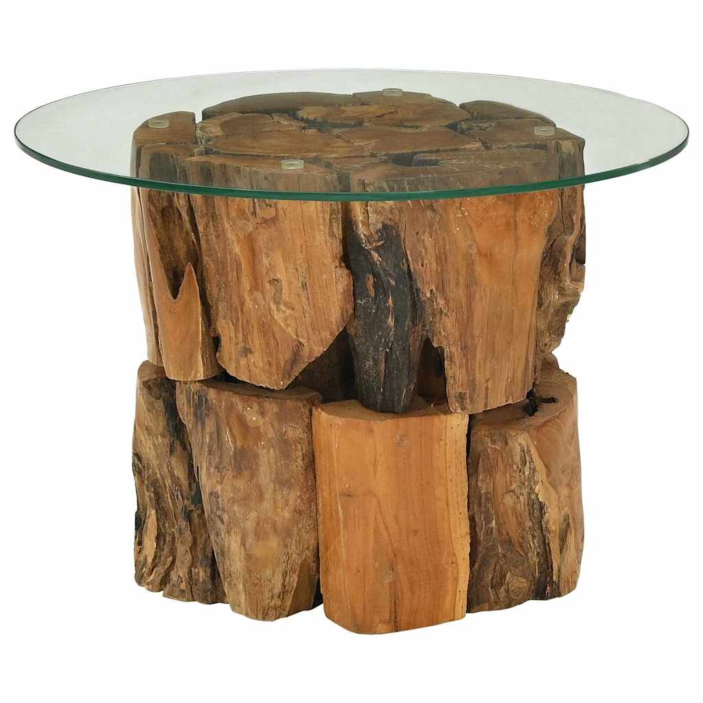 Salongbord heltre teak drivved 60 cm
