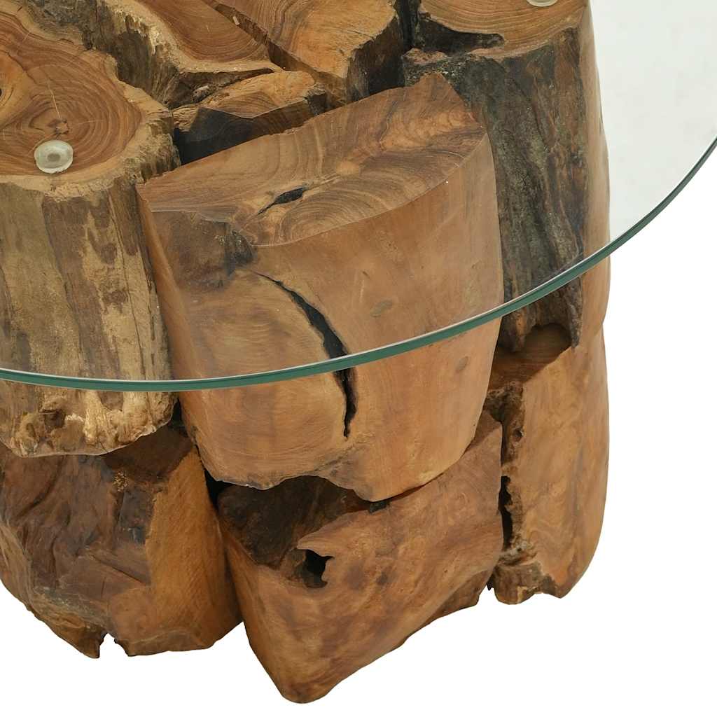 Salongbord heltre teak drivved 60 cm