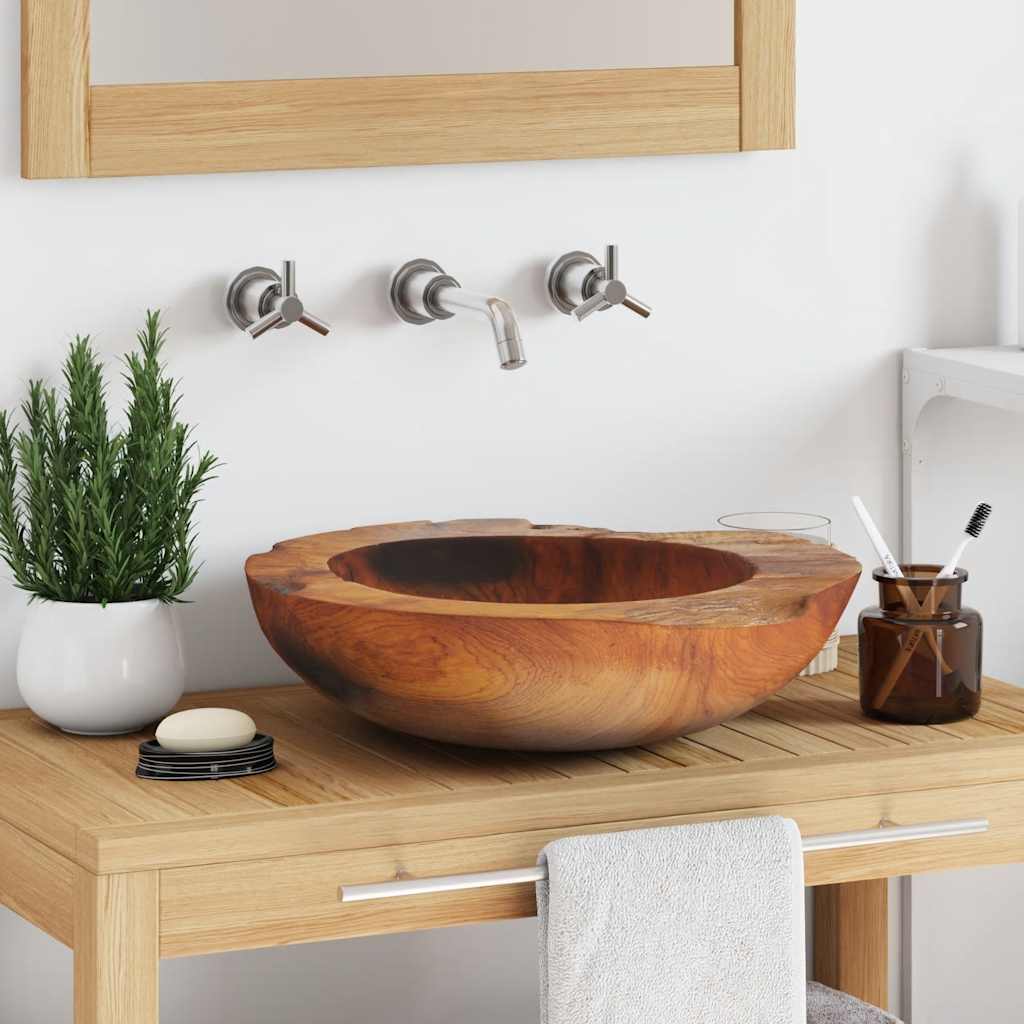 Servant heltre teak 45 cm