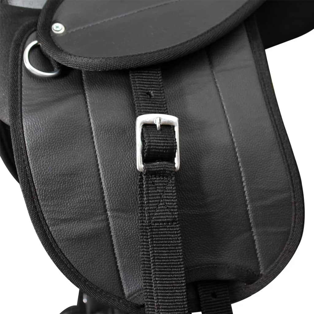 Ponni Ridesalsett 10" Svart