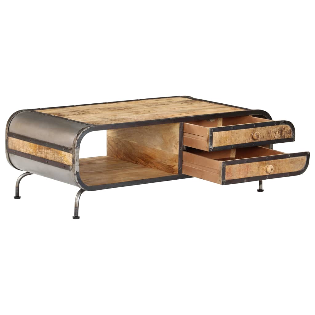Salongbord 100x50x35 cm heltre mango