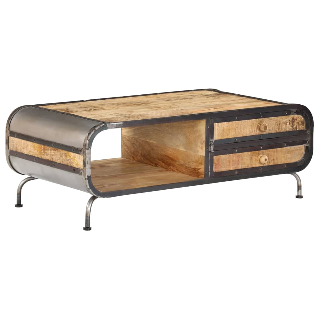 Salongbord 100x50x35 cm heltre mango