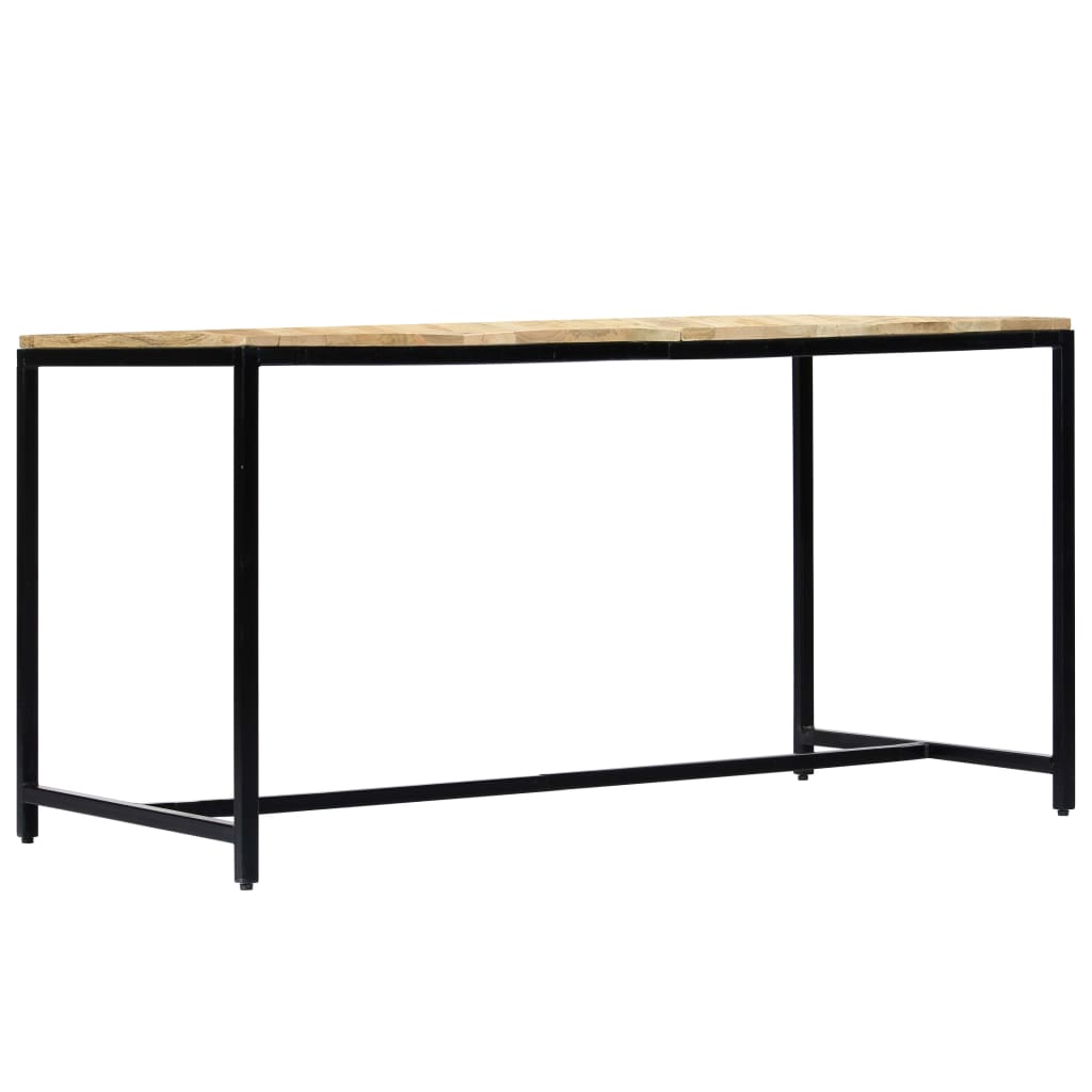 Spisebord 140x70x75 cm grov heltre mango