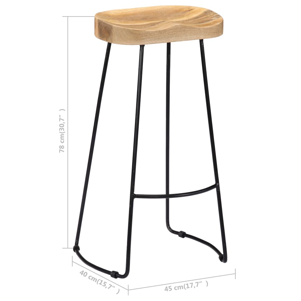Gavin barkrakker 2 stk heltre mango