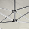 Profesjonelt foldbart festtelt aluminium 4,5x3 m krem