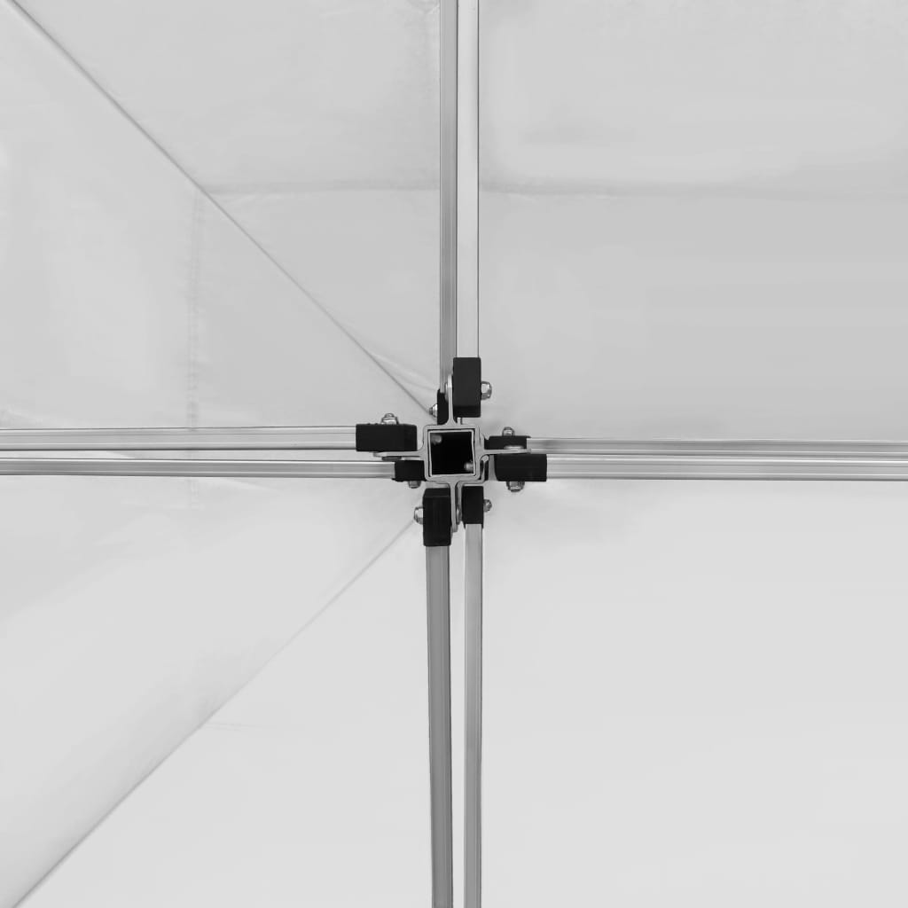 Profesjonelt foldbart festtelt aluminium 4,5x3 m hvit vidaXL