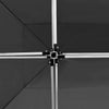Foldbart festtelt med vegger aluminium 4,5x3 m antrasitt