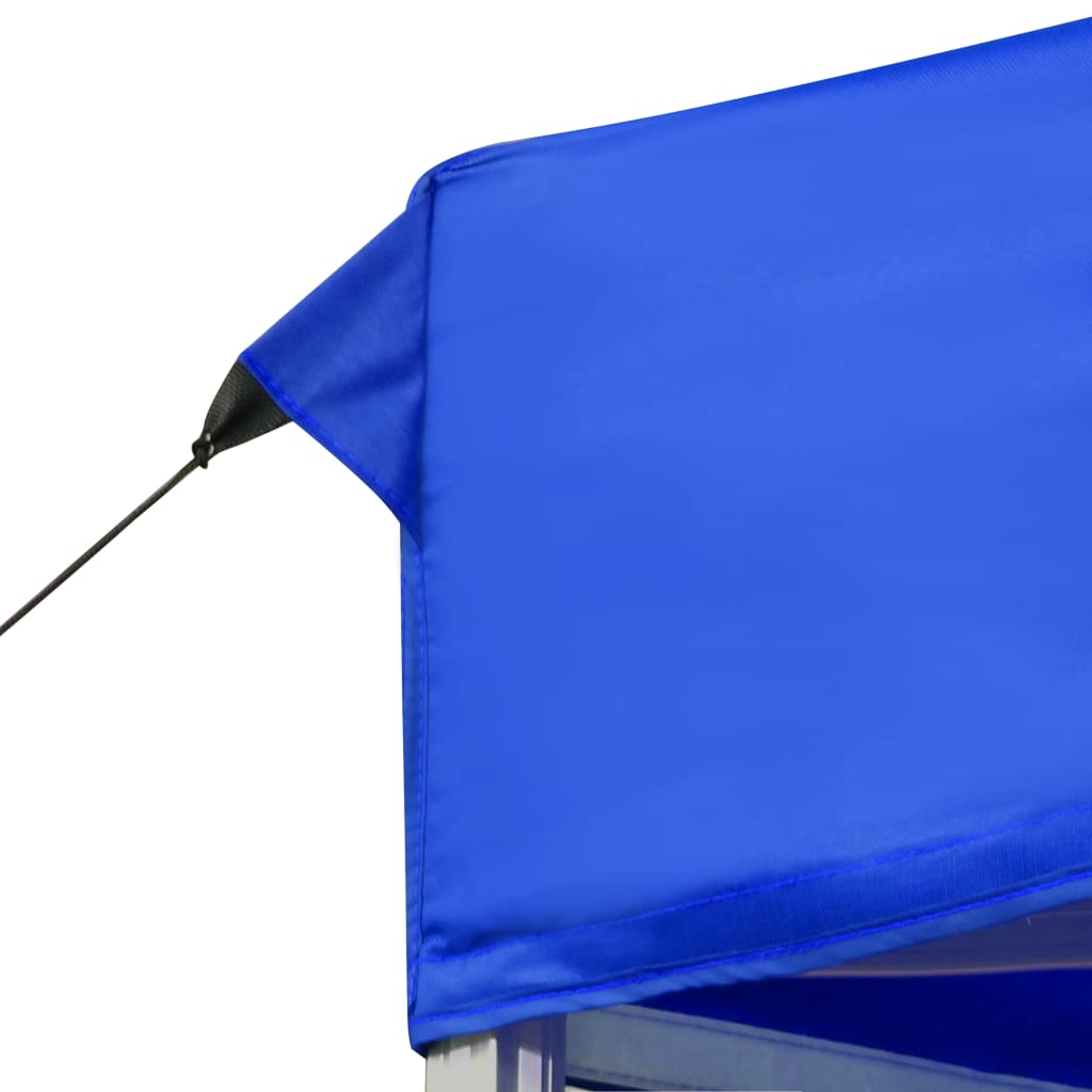 Profesjonelt foldbart festtelt aluminium 6x3 m blå