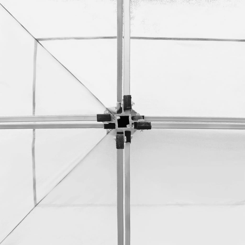 Profesjonelt foldbart festtelt med vegger aluminium 6x3 m hvit vidaXL