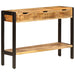 Skjenk med 3 skuffer 110x35x75 cm heltre mango