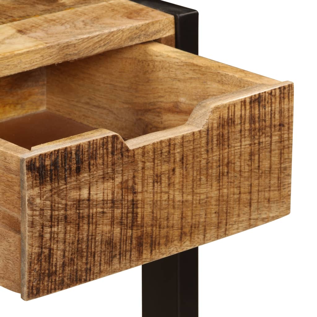 Skjenk med 3 skuffer 110x35x75 cm heltre mango