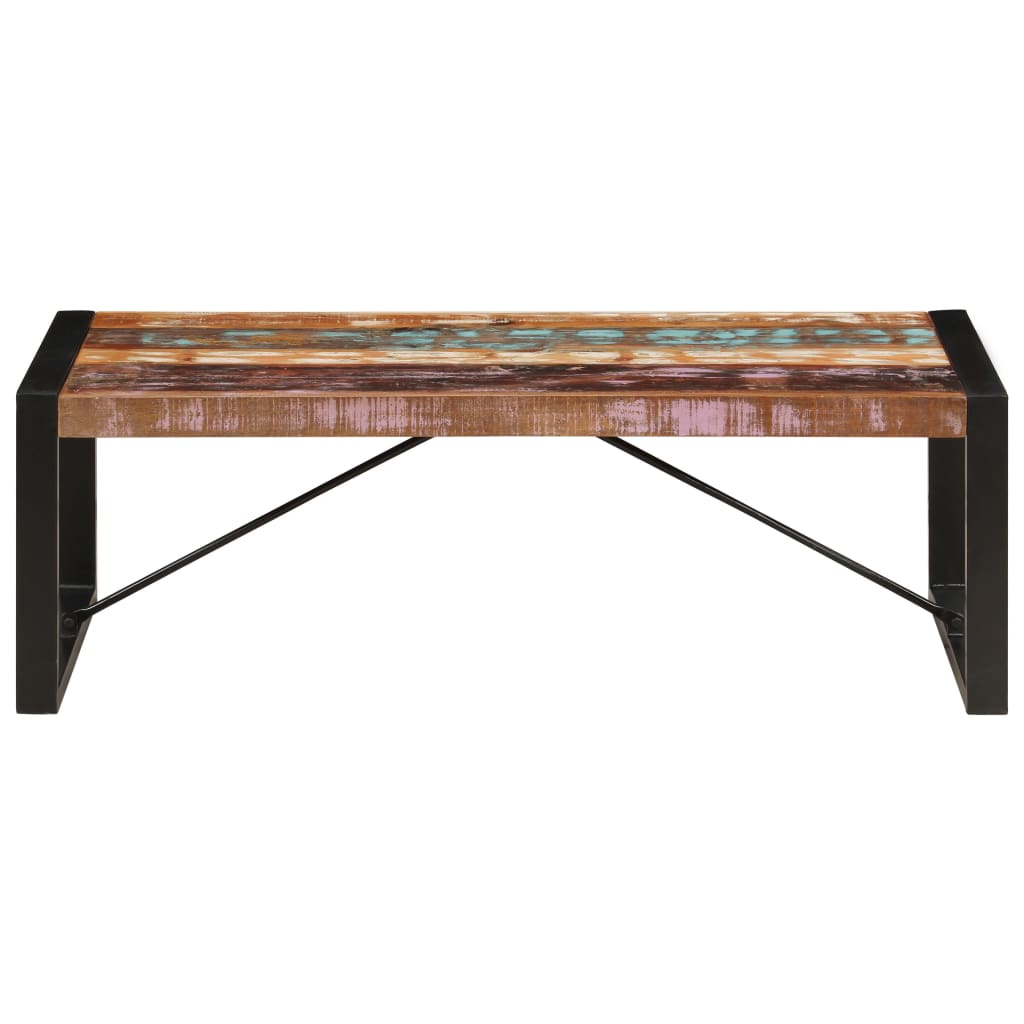 Salongbord 120x60x40 cm gjenvunnet heltre