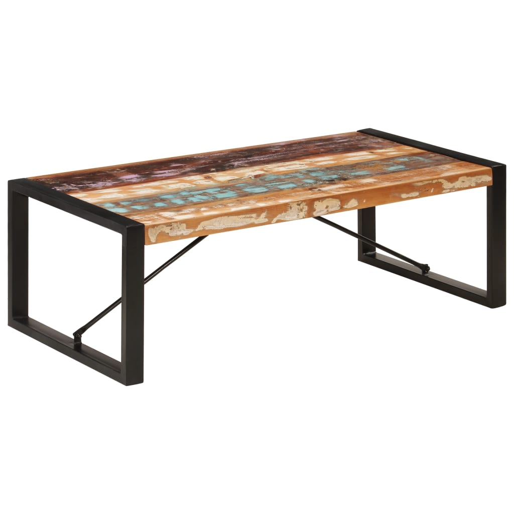 Salongbord 120x60x40 cm gjenvunnet heltre