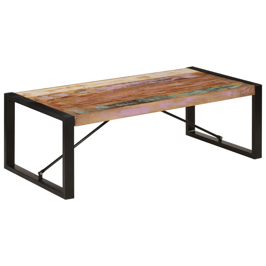 Salongbord 120x60x40 cm gjenvunnet heltre