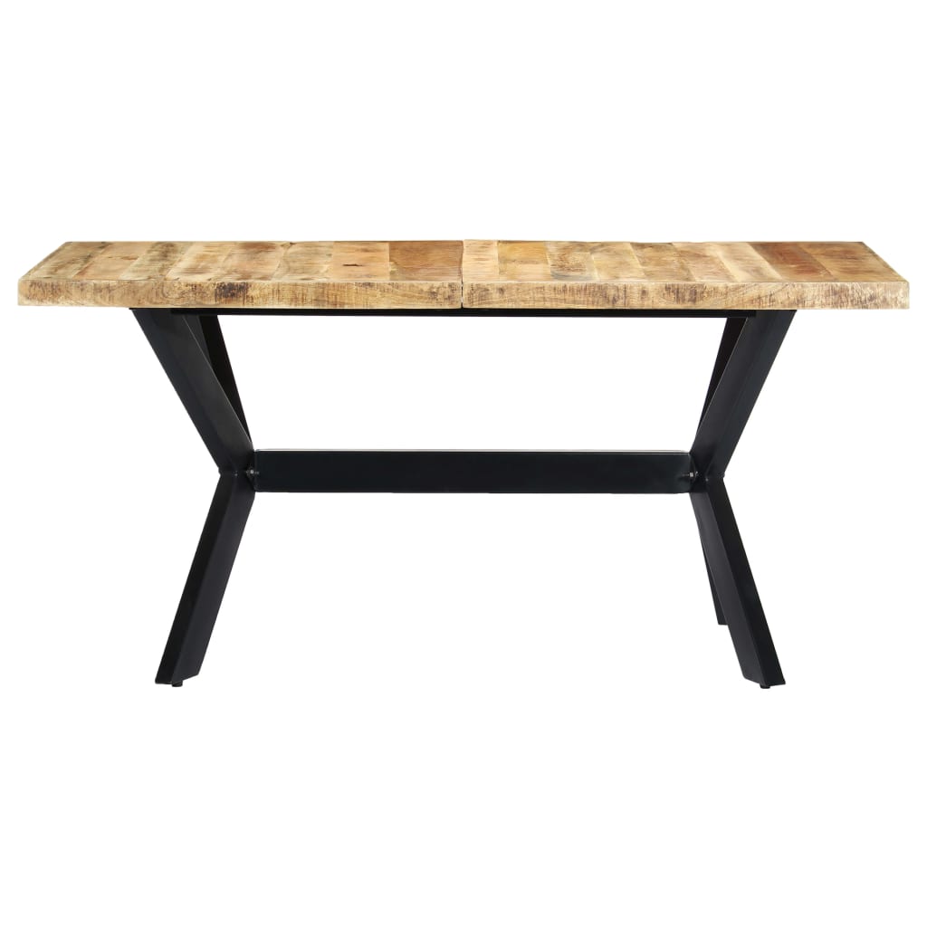 Spisebord 160x80x75 cm grov heltre mango