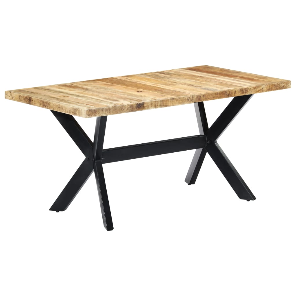 Spisebord 160x80x75 cm grov heltre mango