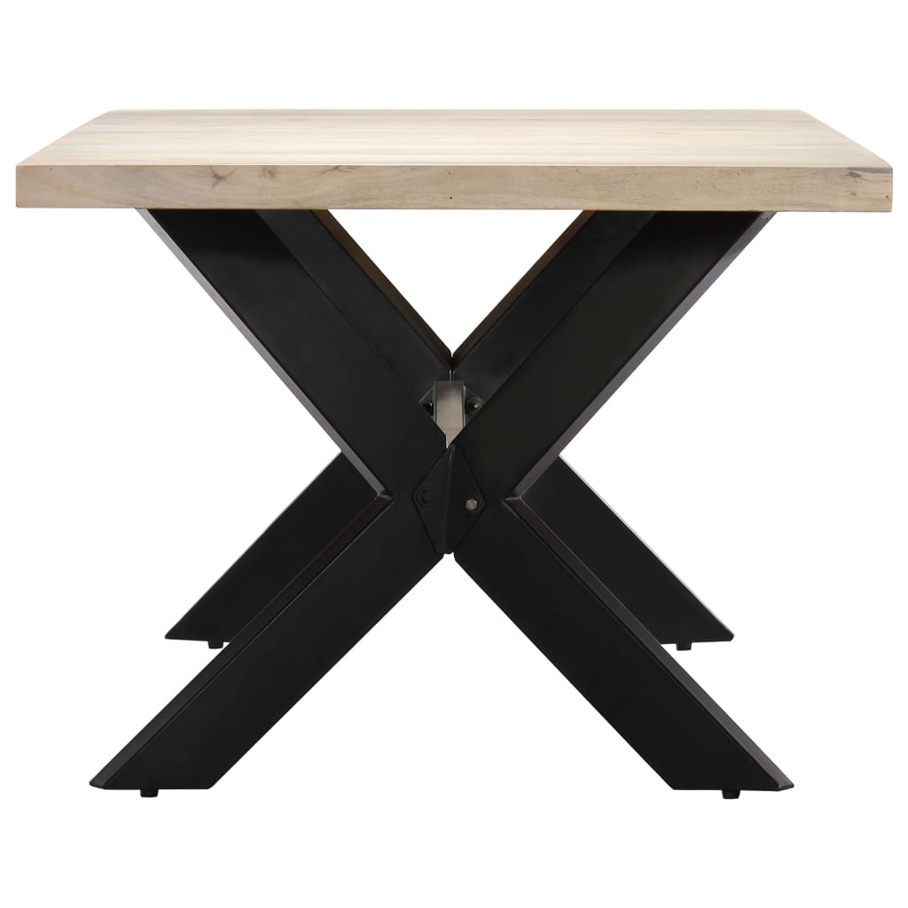 Spisebord 140x70x75 cm bleket heltre mango