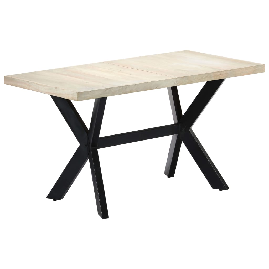 Spisebord 140x70x75 cm bleket heltre mango