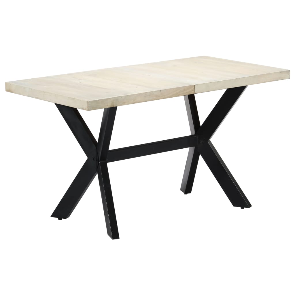 Spisebord 140x70x75 cm bleket heltre mango