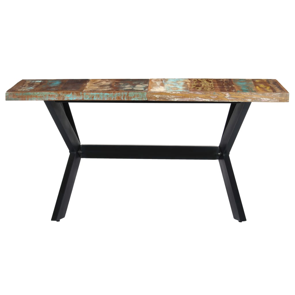 Spisebord 140x70x75 cm gjenvunnet heltre