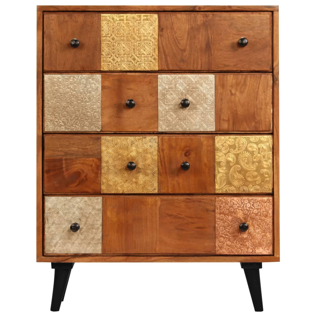Kommode 60x30x75 cm heltre akasie