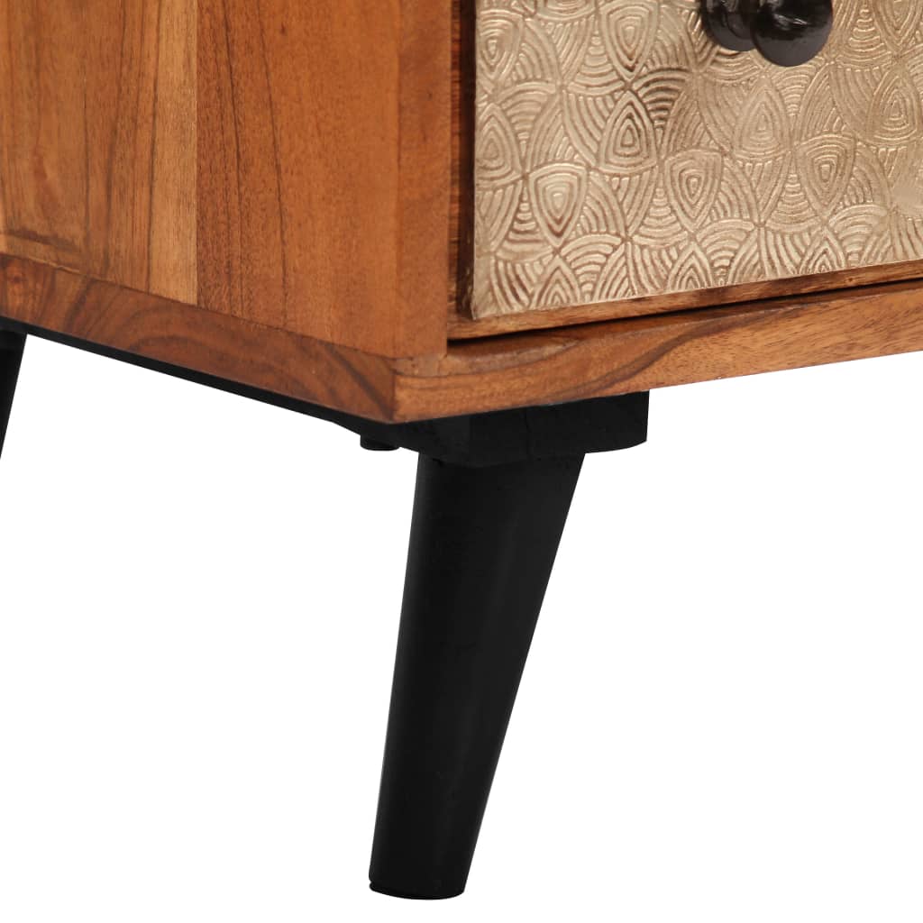 Kommode 60x30x75 cm heltre akasie