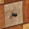 Kommode 60x30x75 cm heltre akasie
