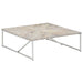 Salongbord 110x110x36 cm heltre mango