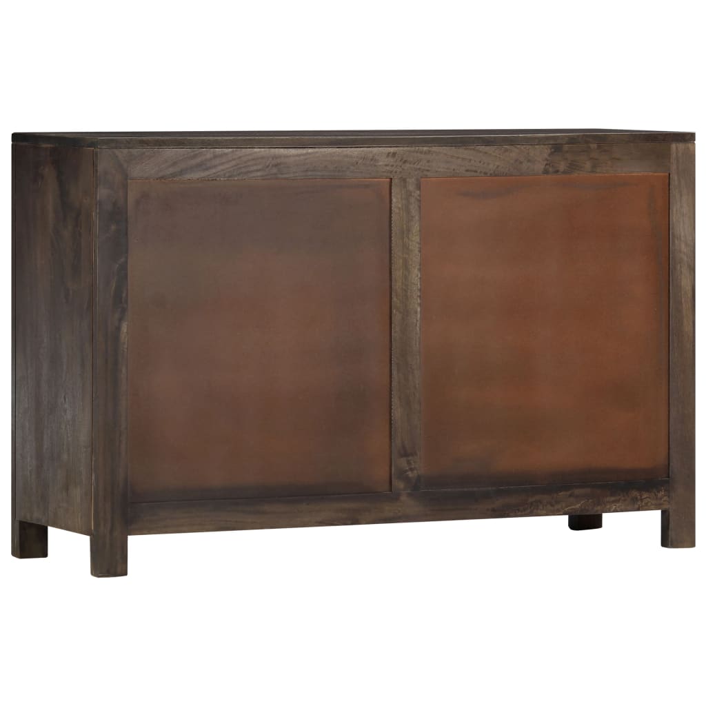 Skjenk med utskåret design 110x35x70 cm heltre mango