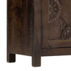 Skjenk med utskåret design 110x35x70 cm heltre mango