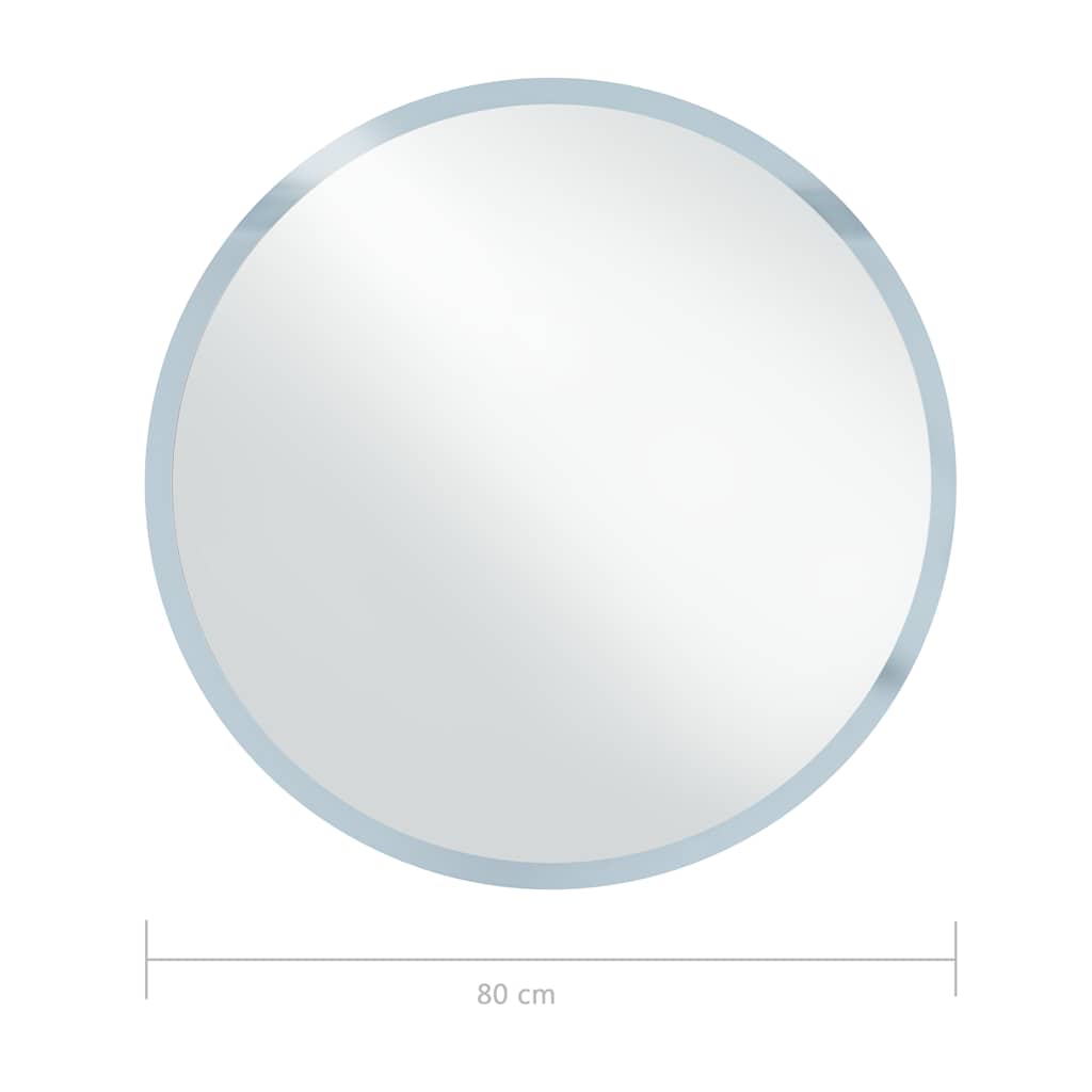 LED-speil til bad 80 cm vidaXL