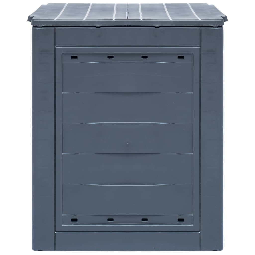 Kompostkasse 60x60x73 cm grå 260 L vidaXL