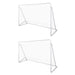 Fotballmål stål 2 stk 240x90x150 cm
