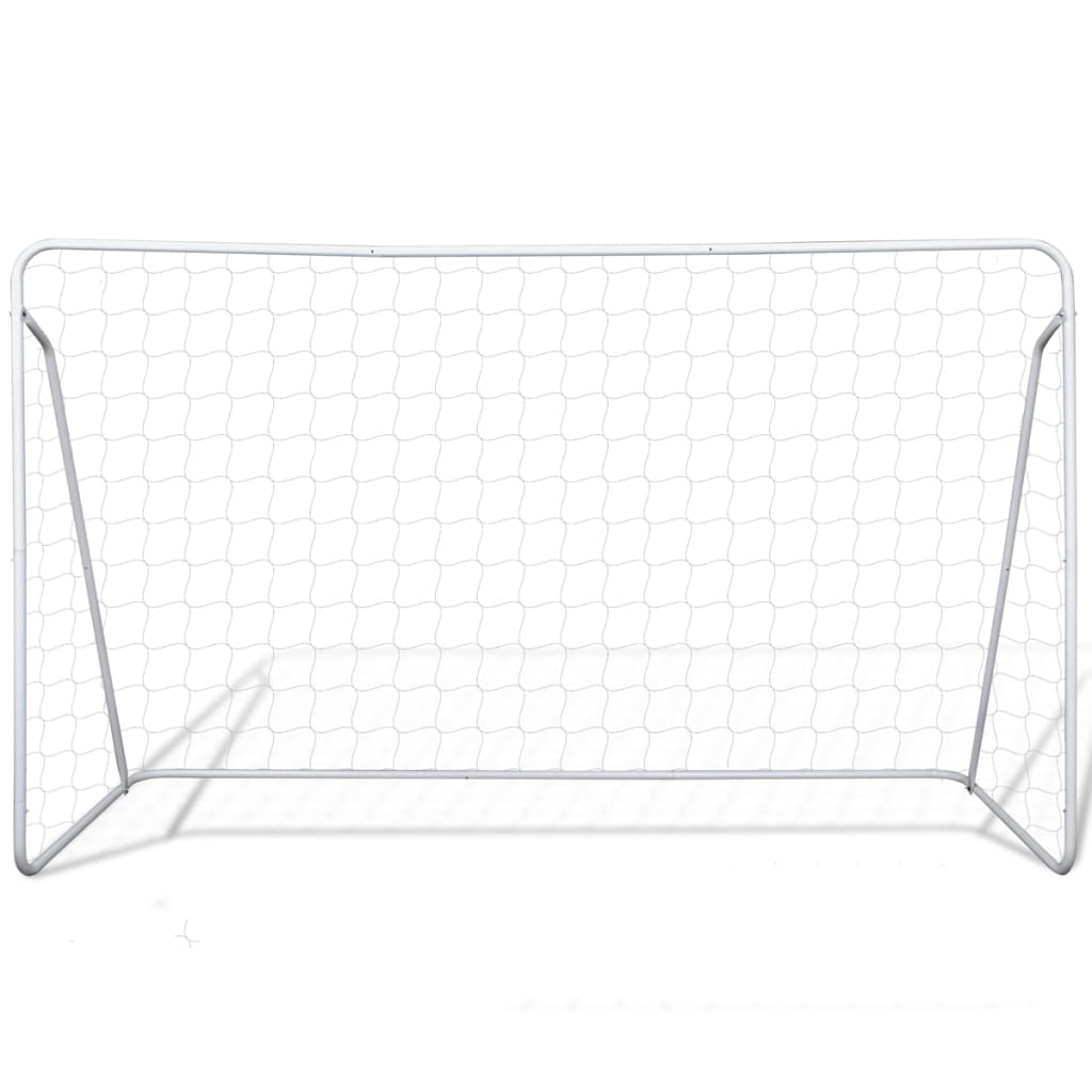 Fotballmål stål 2 stk 240x90x150 cm