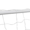Fotballmål 2 stk med nett 182x61x122 cm stål hvit