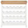 Vinhylle hvit 70x22,5x70,5 cm MDF
