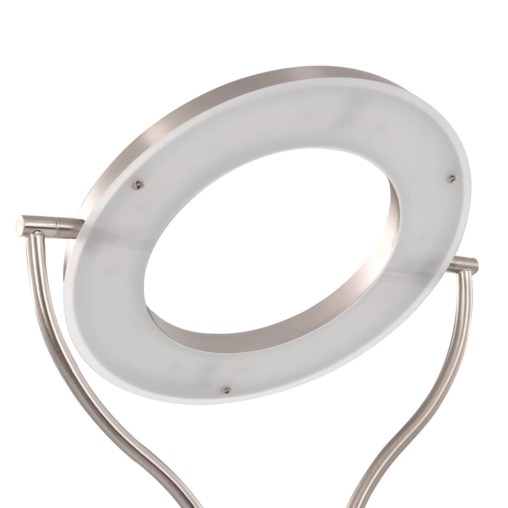 Stående lampe 18 W sølv 180 cm dimbar