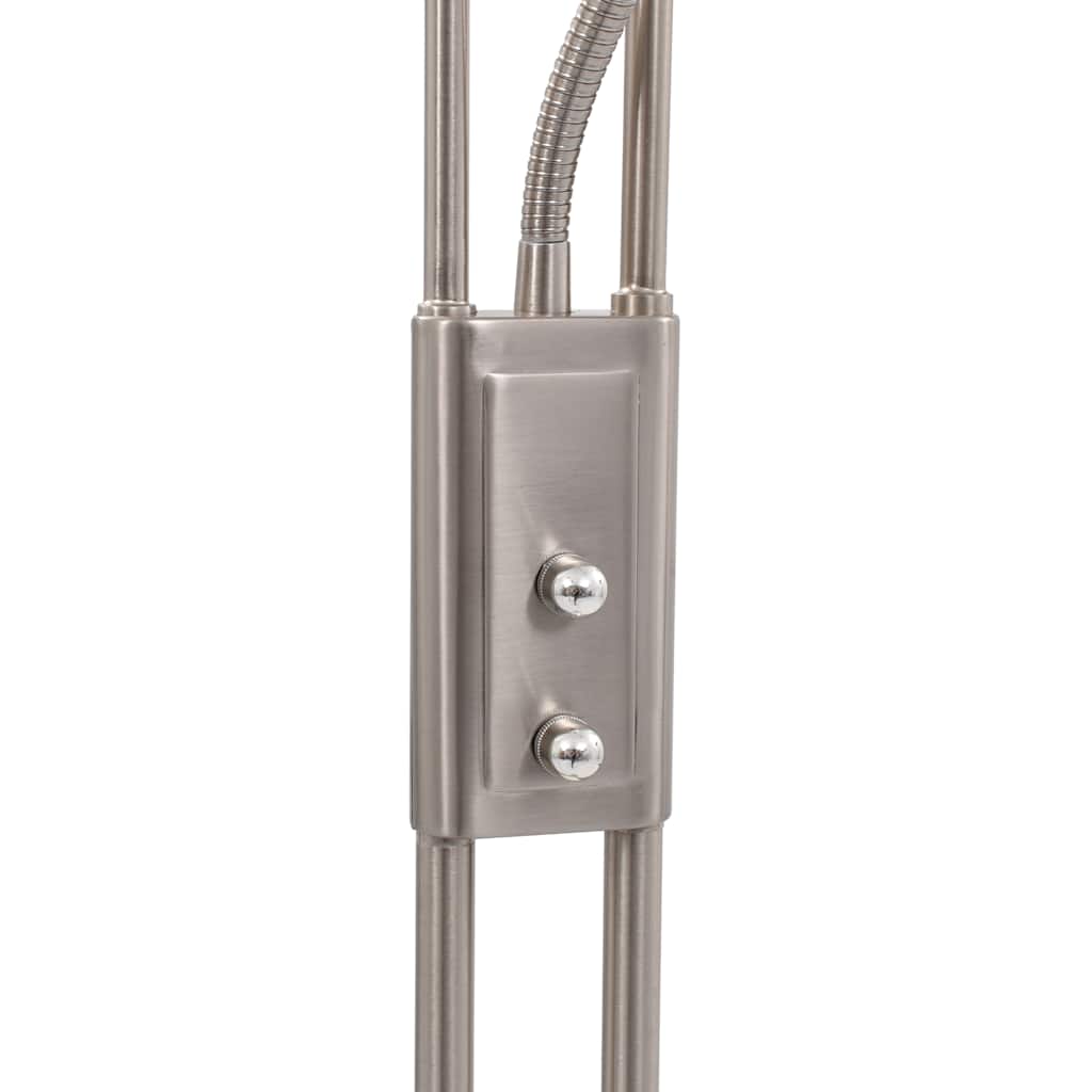 Stående lampe 18 W sølv 180 cm dimbar