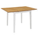 Uttrekkbart spisebord hvit (80-120)x80x74 cm MDF vidaXL