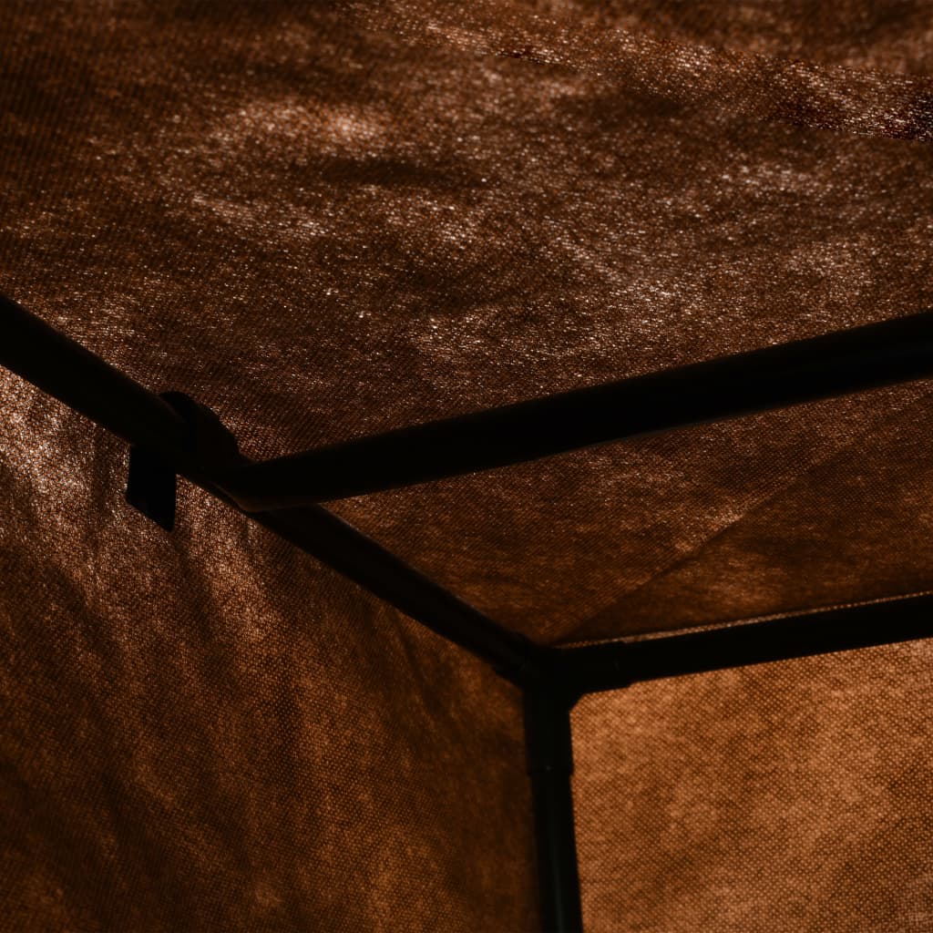 Garderobeskap 2 stk brun 75x50x160 cm