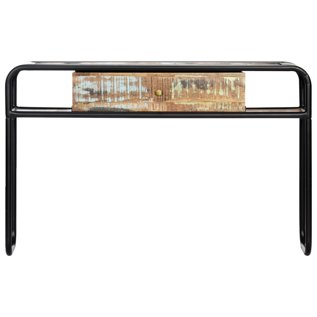 Konsollbord 118x30x75 cm gjenvunnet heltre vidaXL