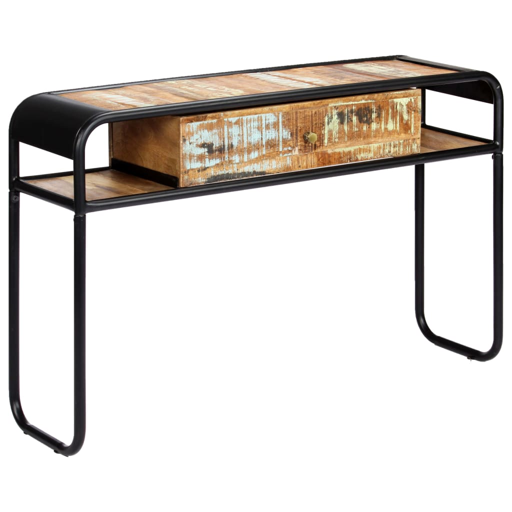 Konsollbord 118x30x75 cm gjenvunnet heltre vidaXL